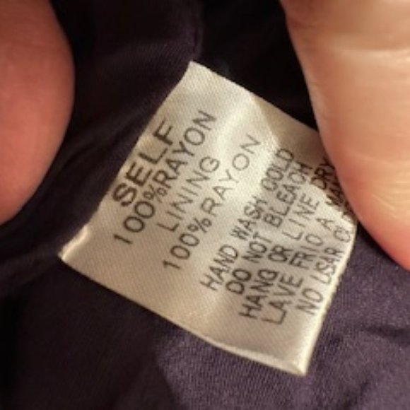 Blue Flowing Flower Print Dress with Long Sleeves - Picture 14 of 14